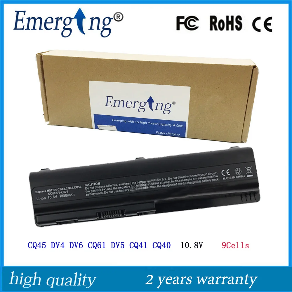 9cell New High Capacity Laptop Battery for HP DV4 DV5 CQ50 CQ60 CQ61