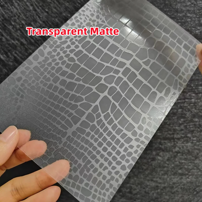 20-50pcs Alligator Back Film Sticker For Cutting Machine Crocodile Transparent Screen Protector For iPhone Decorative Back Cover