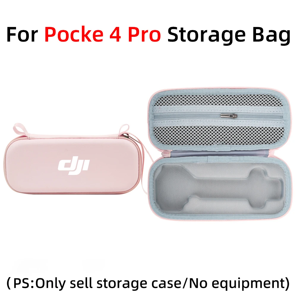 Dji Pocket 4 pro용 하드 케이스 보관 가방 스트랩이 있는 방폭형 pocekt 4 액세서리