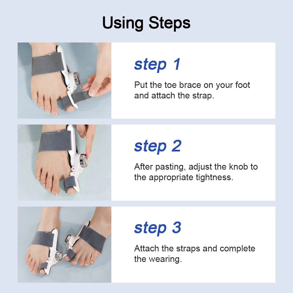 Adjustable Bunion Splint Corrector Big Toe Straightener Foot Hallux Valgus Braces Orthopedic Supplies Pedicure Correct Foot Bone 19 Adjustable Bunion Splint Corrector Big Toe Straightener Foot Hallux Valgus Braces Orthopedic Supplies Pedicure Correct Foot Bone 14