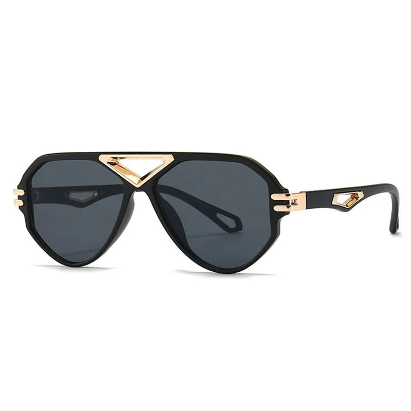 LeonLion High Quality Sunglasses Men Retro Oversized Eyewear