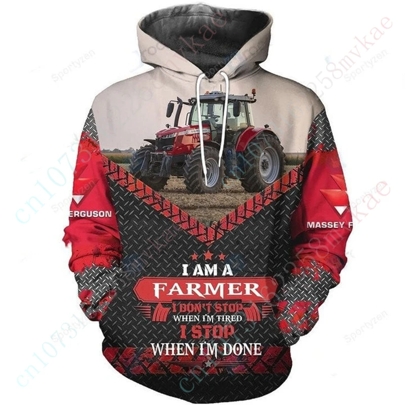 

Massey Ferguson Casual Men's Clothing Unisex Zip Hoodies Harajuku Oversize Hoodie Anime Sweatshirt 3D Printing Streetwear