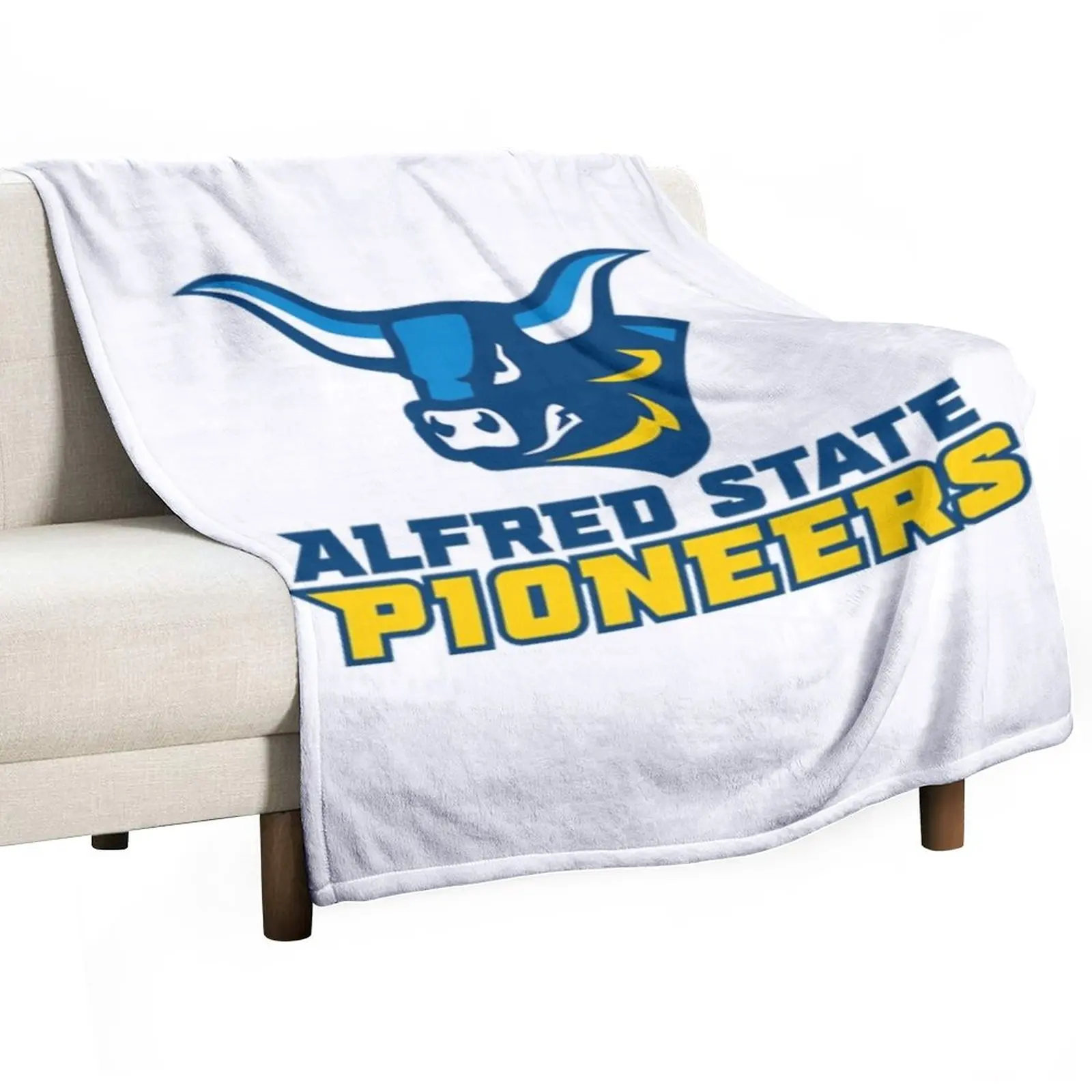 

alfred state athletics logo Throw Blanket Comforter Blanket Beach Blanket