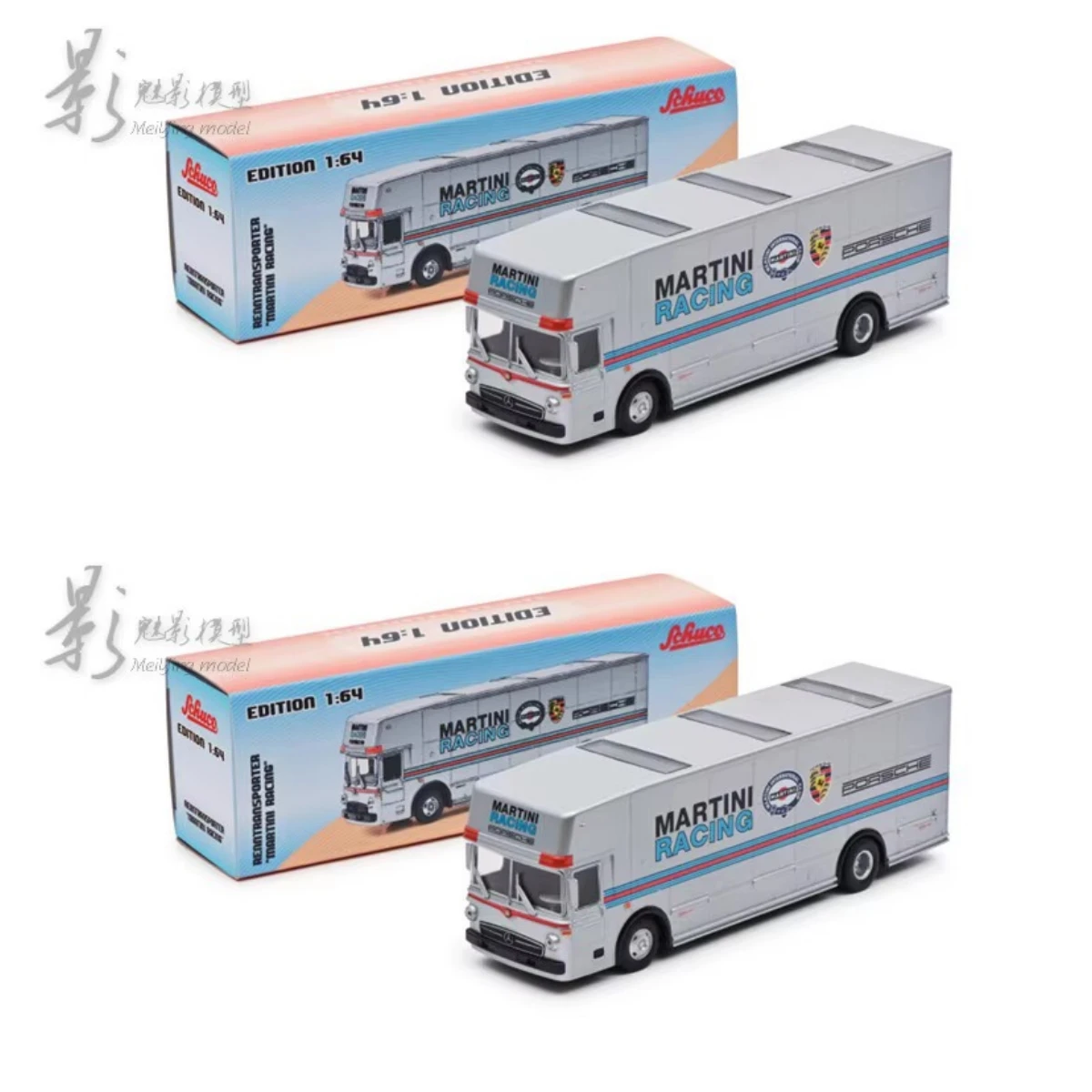 

Schuco 1/64 Renntransporter Martini Racing DieCast Model Car Collection Limited Edition Hobby Toys
