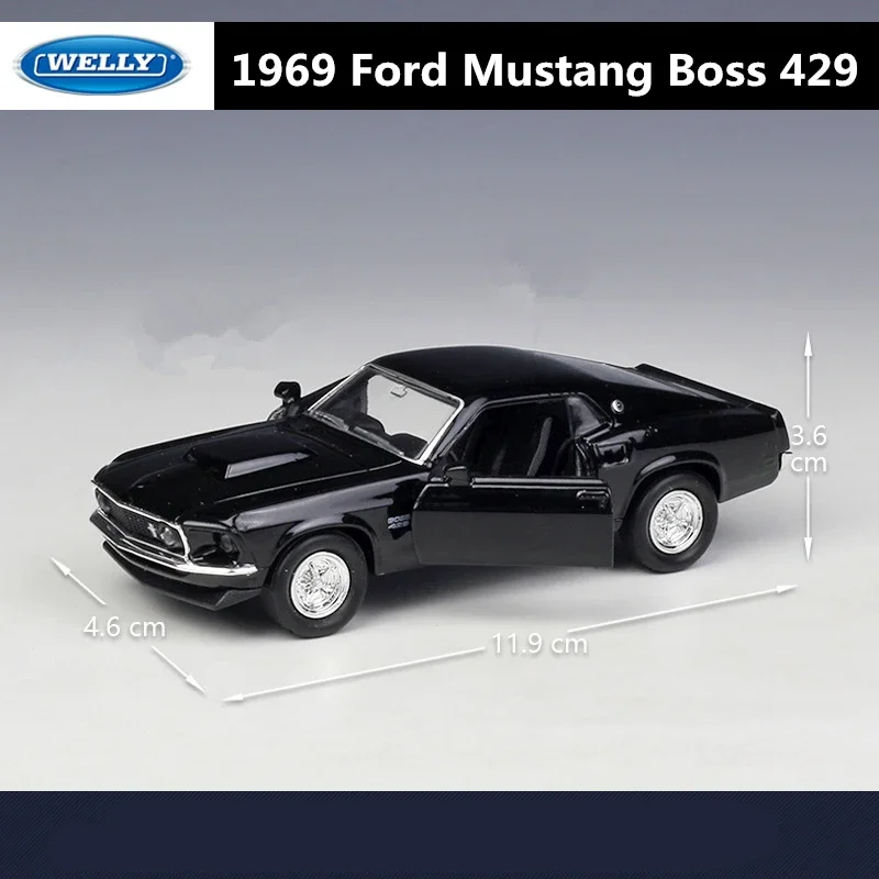 ミニカー 1969 Ford Mustang Boss 429 1969 FORD MUSTANG BOSS 429 1/18 scale DIECAST CAR ACME