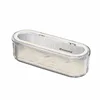 Creative Grid Makeup Brush Storage Box Dustproof and High-end Dressing Table Organizer Box Large Capacity Powder Puff Makeup Box 1