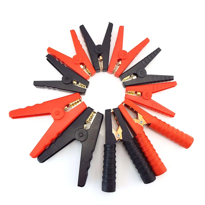 Heavy Duty Copper Alligator Clips Terminal Electrical Battery Crocodile Clamp Test Connector For Jumper Cables Boost 100A 300A