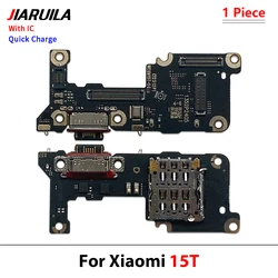 Enhanced USB Charging Port Dock Connector Flex Cable for Xiaomi Mi Smartphones (For Mi 15T With IC)