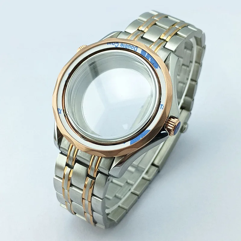 42mm Luxury Brand Men's watches case for NH34/NH35/NH36 Movement 20mm strap watch accessories Sapphire Wristwatches Watch Box