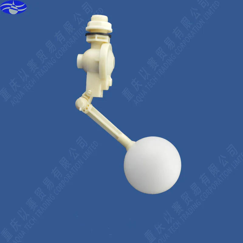 Plastic Float Valve Switch G3/4 DN20 Float Switch Liquid Water Level Automatic Water Supply Valve for Tank Cooling Tower