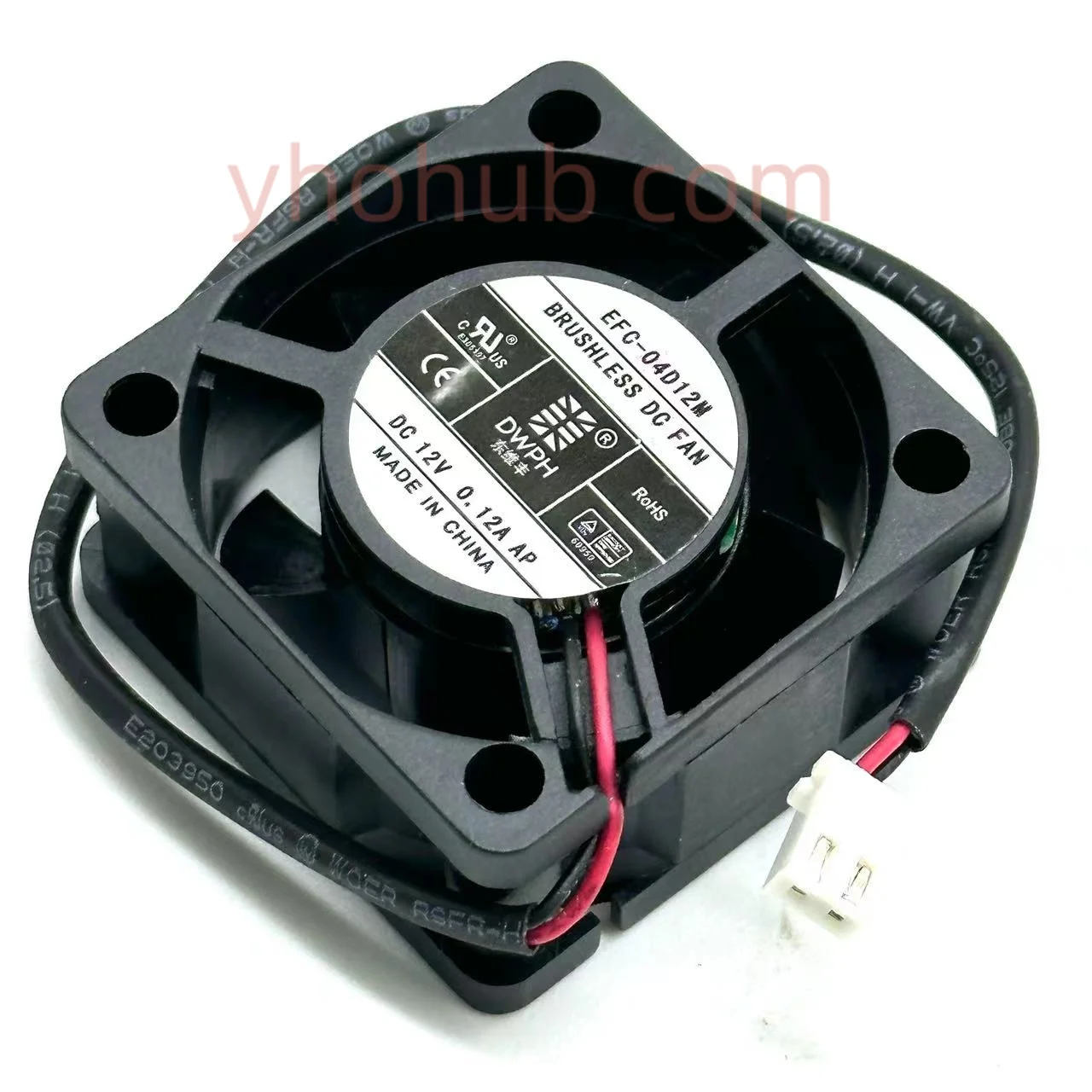 Ventilador de Refrigeração do Servidor Dwph Fios Efc04d12m dc 12v 0.12a 40x40x20 mm