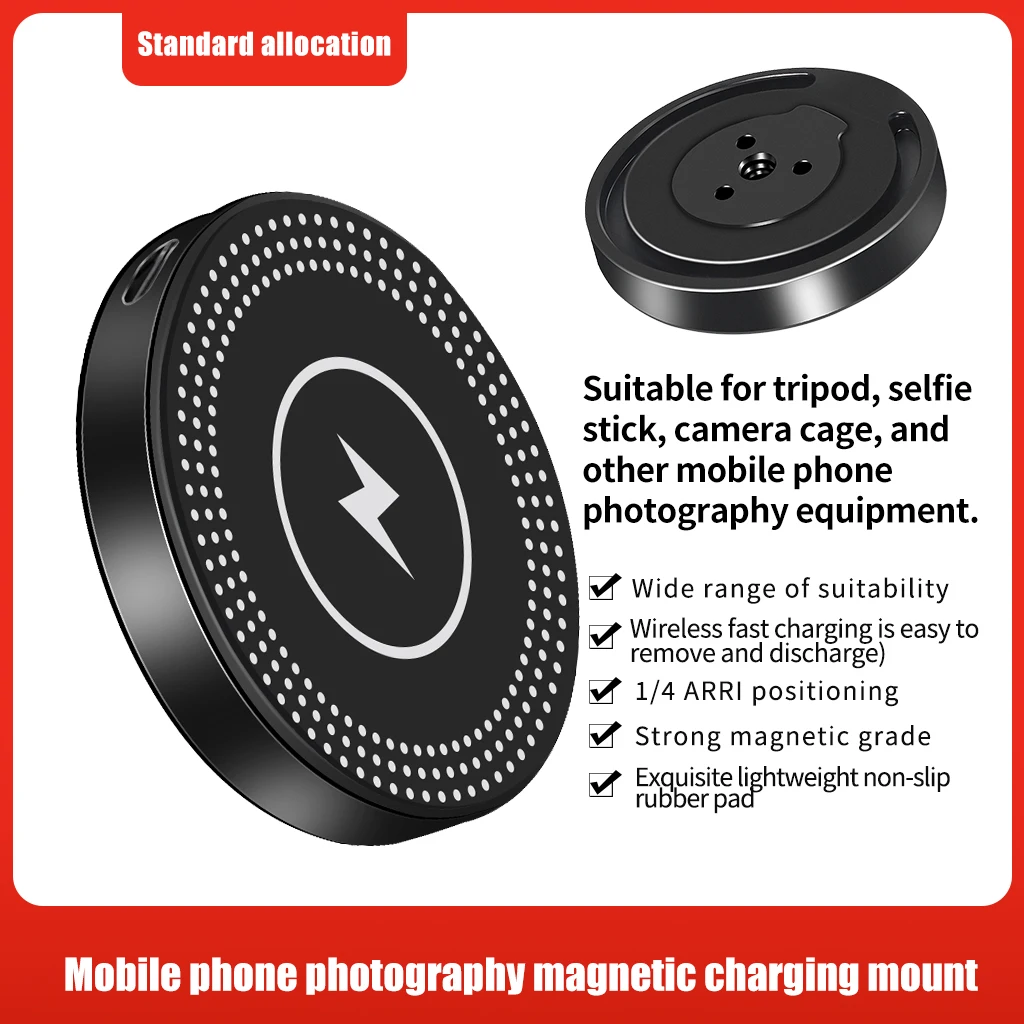 Magnetic Wireless Charger Phone Stand with Fast Charging Capability