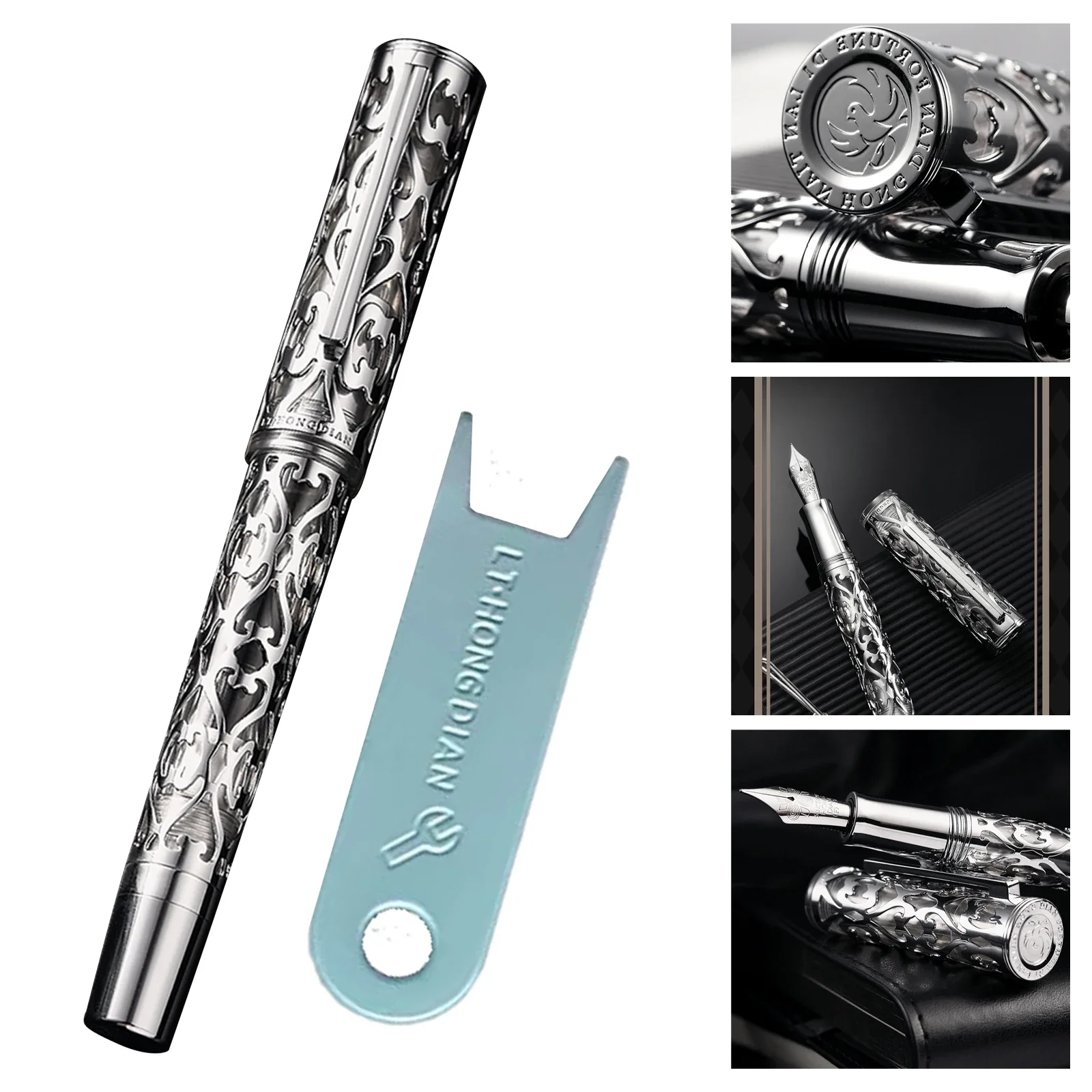 قلم حبر من الراتينج هونغديان D1 ، قلم حبر كتابة مج...