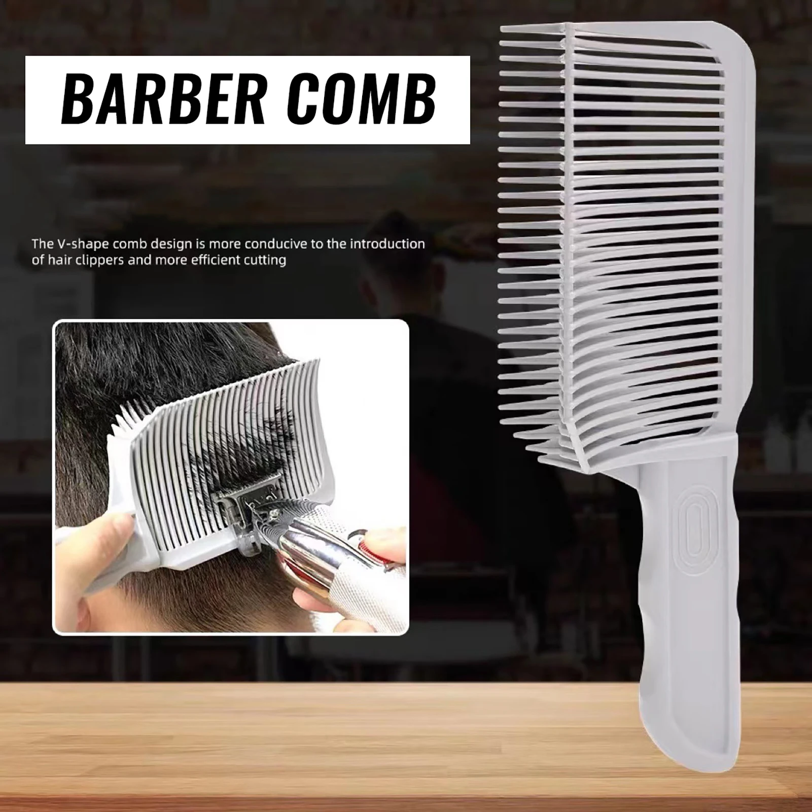 Hair Cutting Combs for Barber Gradient Blending Flat Top Salon haircut Comb brush professional Hair styling  tools barbershop 3