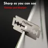 Razor Blades For Barbers,Double Edge Razor Blades,Men´s Safety Razor Blades For Shaving,Stainless Steel Professional Barber Tool 3