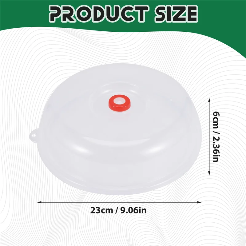 Kitchen Fresh-Keeping Cover Microwave Anti-Splashing Oil Heating Dish Cover Plastic Fresh-Keeping