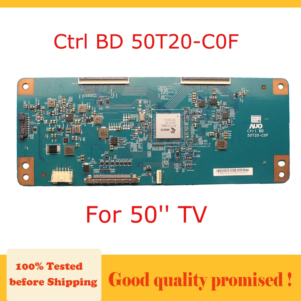 

Ctrl BD 50T20-C0F 50'' Original AUO T-con Board Ctrl BD 50T20 C0F UT-5550T20C24 for 50'' TV Logic Board Profesional Test