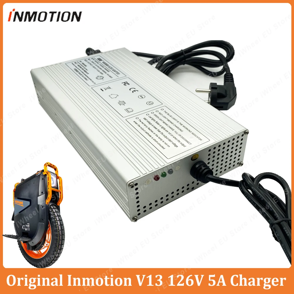Caricabatterie Originale Inmotion V13 126V 5A Per 126V 3024Wh Inmotion V13 Monociclo Elettrico Accessori Ufficiali In Movimento