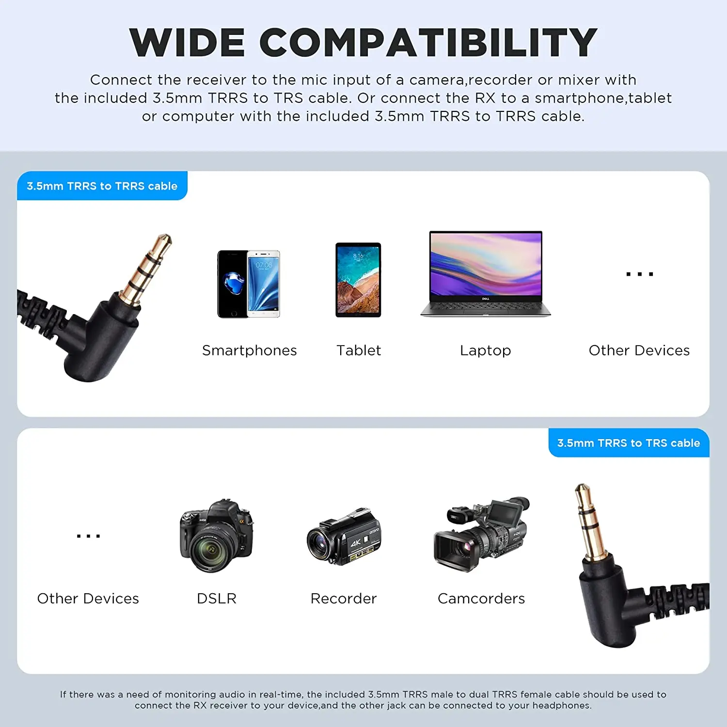 BOYA BY-W4 4-channel Wireless Lavalier Lapel Microphone for iPhone Android DSLR Cameras PC Computer Youtube Recording Streaming