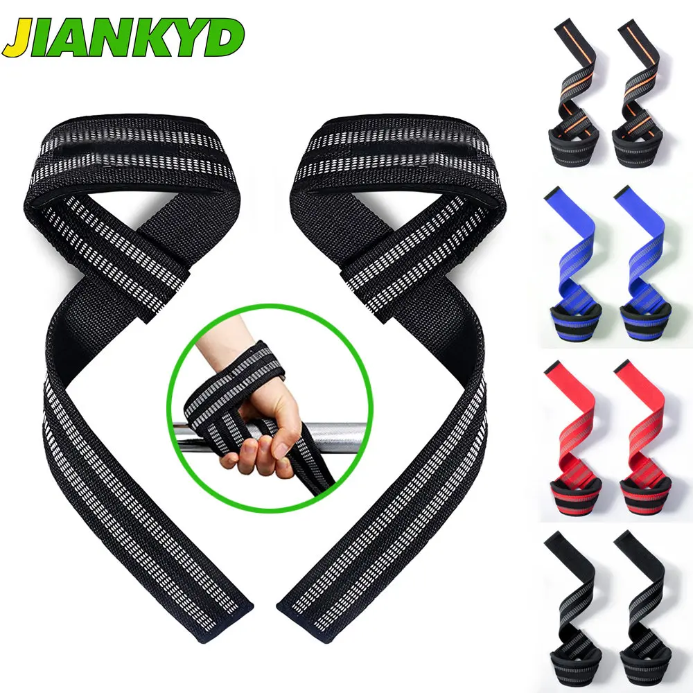 

1Pair Gym Lifting Straps Fitness Wrist Straps Anti-slip Hand Wraps Wrist Straps Support For Weight Lifting Powerlifting Training