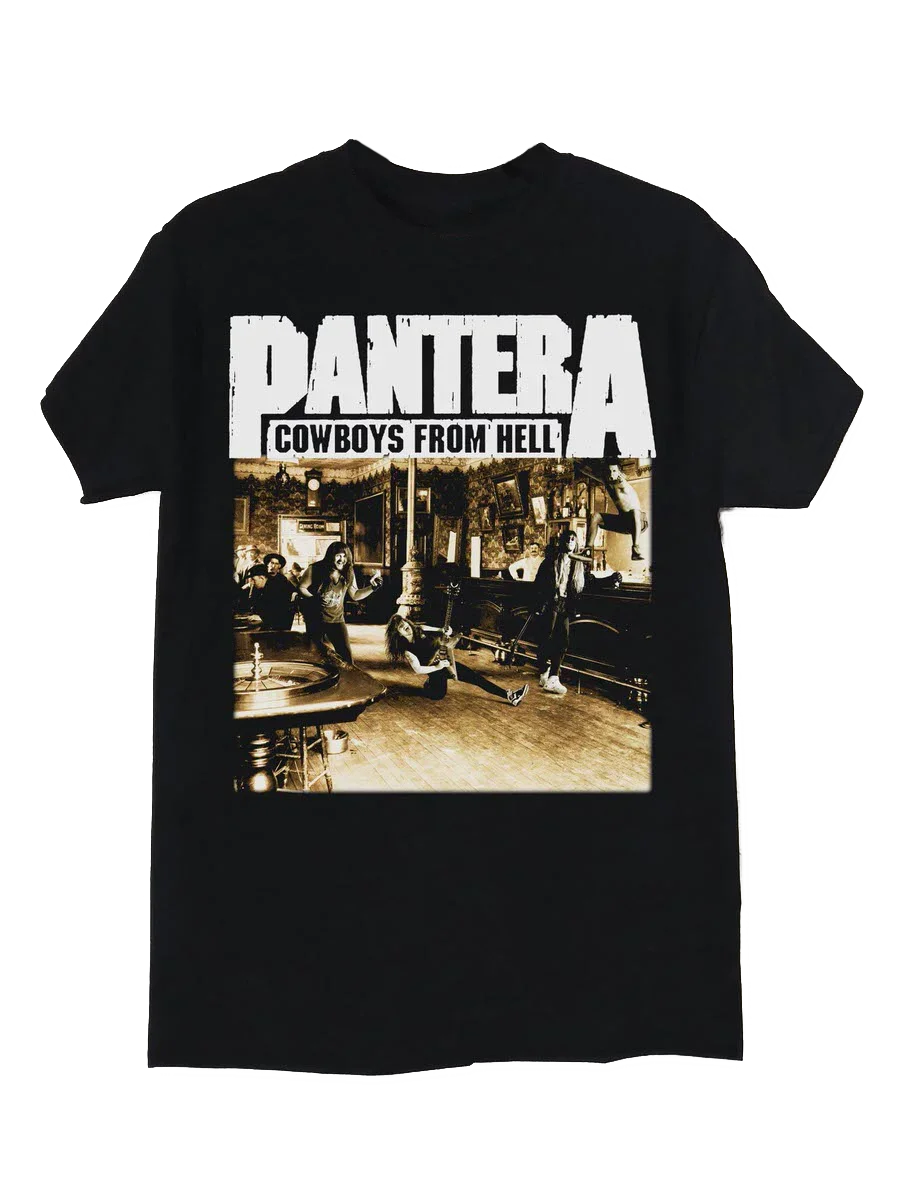 

[TEW] Pantera from Hell New Black Cotton T-Shirt