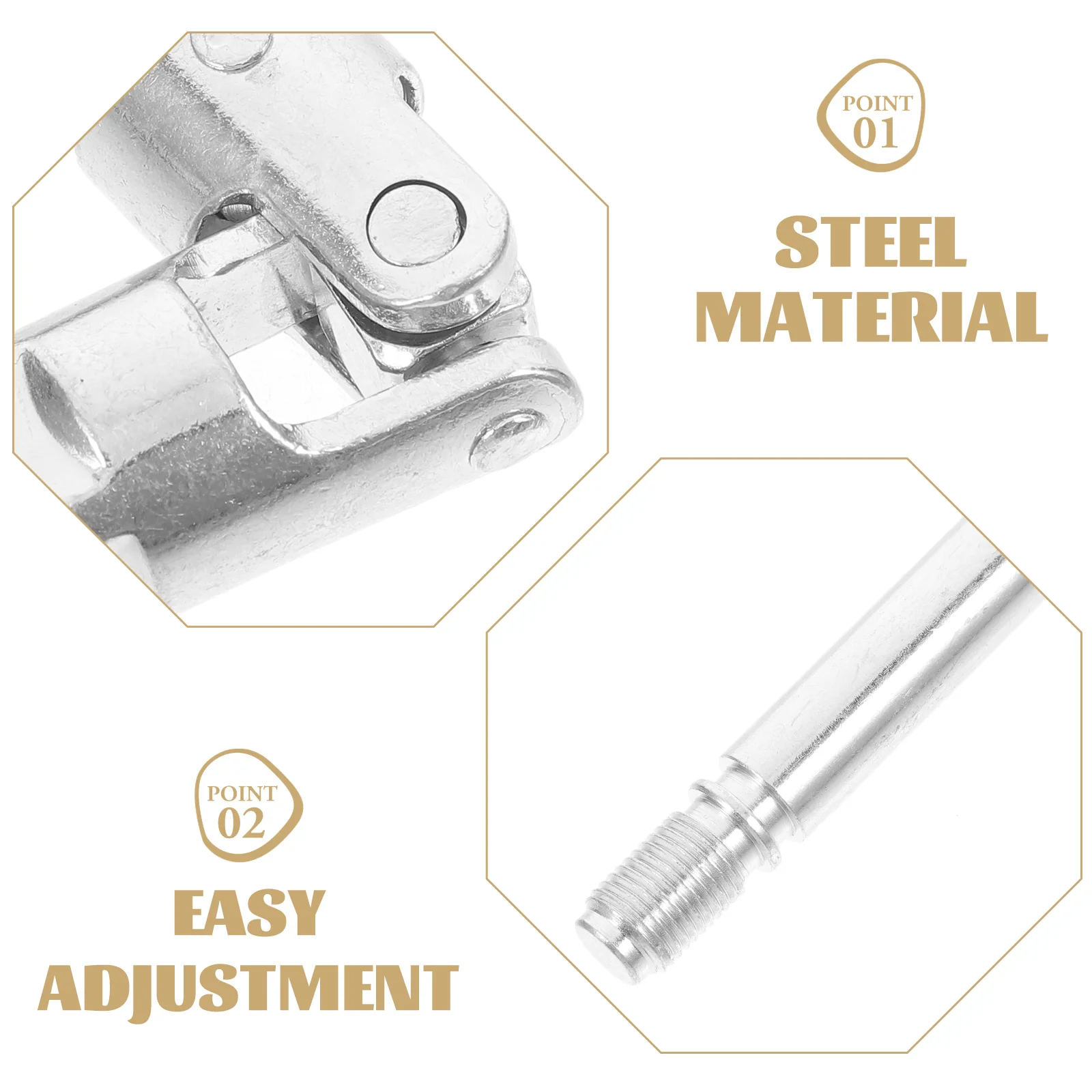 Jack Accessories Part for Drill Horizontal Direction Joint Trailer Steel Universal Shafts Supplies