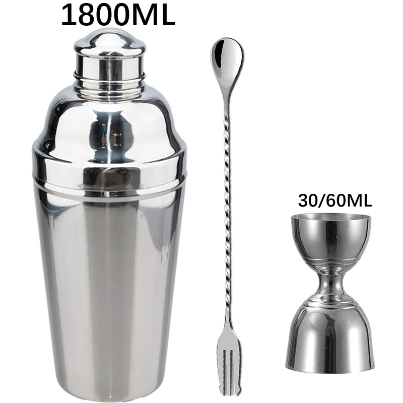 New Cocktail Shaker Set Stainless Steel Bartender Kit Cocktail Mixer Wine Martini Shaker Party Bar Tools
