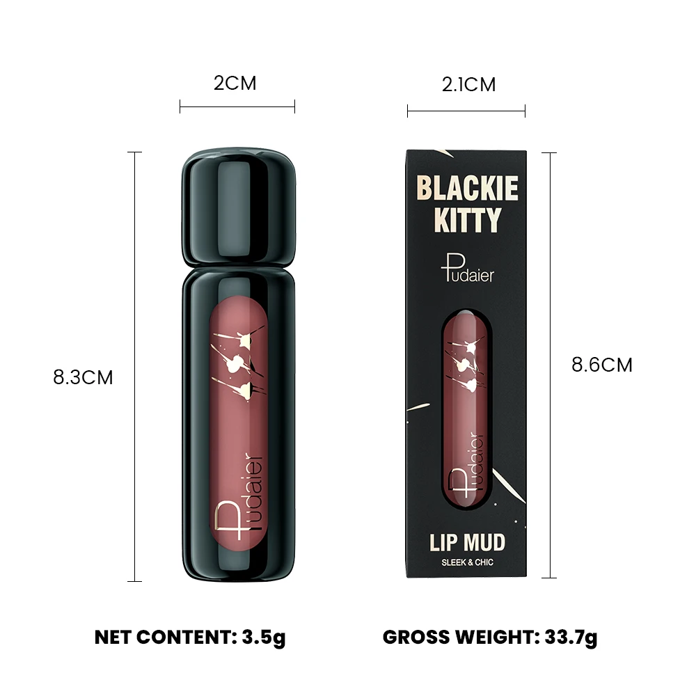Pudaier 9 kleuren matte lip mousse fluweelzachte finish hooggepigmenteerd_voghion.com