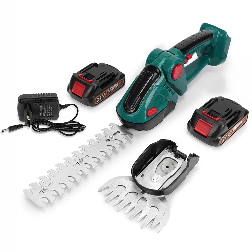 Podofo 2-in-1 Kabelloser Elektrischer Heckenschneider Gartenschere Unkrautschneider Garten-Trimmwerkzeug für Makita-Akkus – Detail 8