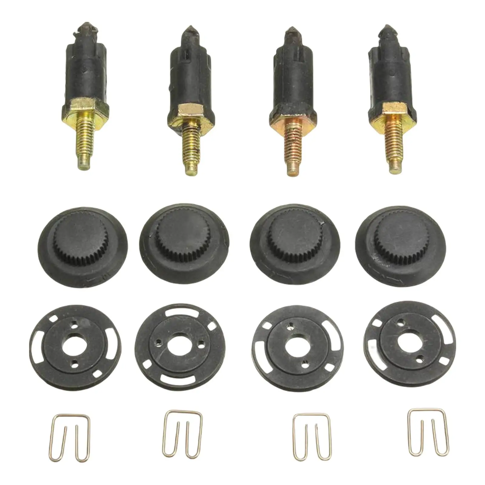 

4Sets Engine Cover Bolt Bonnet Hood Clip Set 013711 for Peugeot 307 406