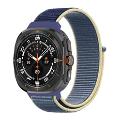 Nylon Loop Velcro Strap - WatchUltra 2025 47mm (Ice Ocean Blue)