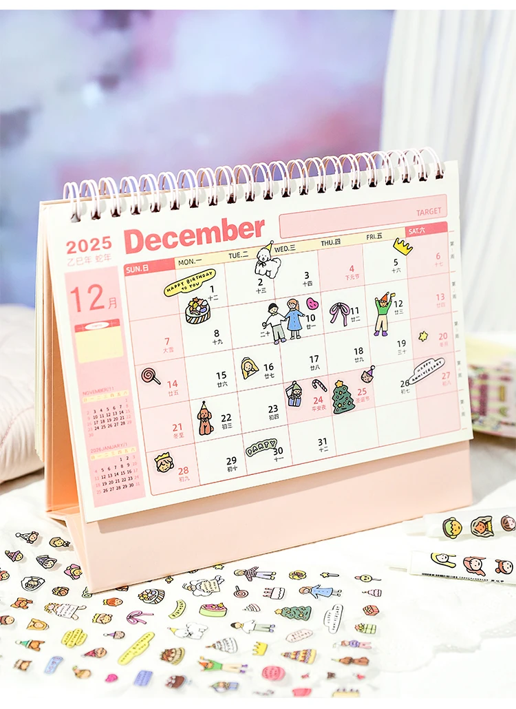 2/12 Stück bunte Small World Series Kawaii Cartoon-Aufkleber zum Selbermachen, Scrapbooking, Dekor, Tagebuchzubehör, niedliche Schreibwaren-Aufkleber – Detail 9