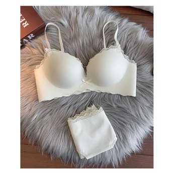 Ensemble soutien-gorge push-up sans couture et sans armatures pour femmes, anti-affaissement, confortable, lingerie quotidienne S-XLAB pour jeunes femmes – Meilleures ventes