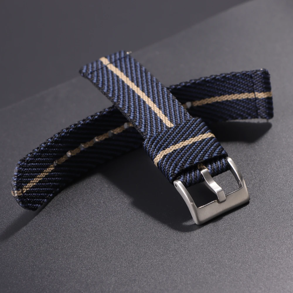Premium Smooth Nylon Quick Release Watch Strap - Woven Replacement Wristband