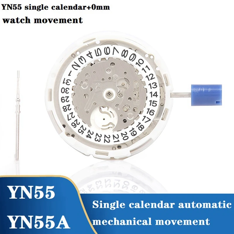 

YN55 Watch Movement With Handle YN55A Single Calendar High-Precision Automatic Mechanical Watch Movement Spare Parts Accessories