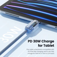 Toocki USB C to USB C Cable 100W 5A PD Fast Charge Charger Cord Type C to Type C Display Cable for Macbook Samsung Huawei Xiaomi - Image 6