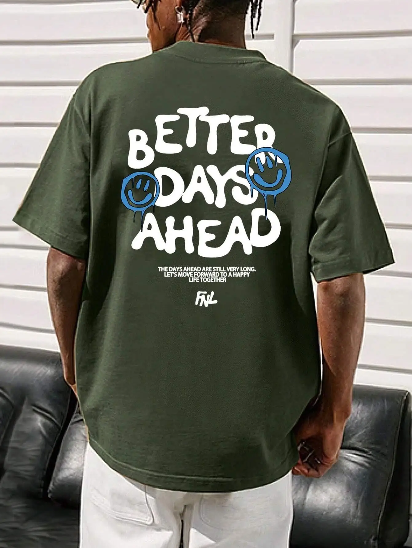 Optimistic Graphic Unisex O-Neck Oversize Cotton T-Shirt
