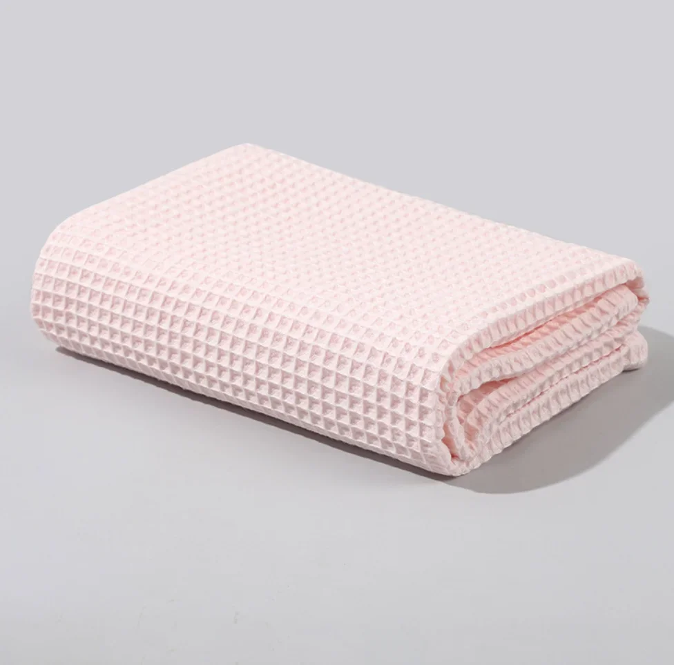 Waffle Baby Blanket for Boys Girls Newborn Summer Baby Swaddle Wrap Receiving Blankets Cotton Toddler Bath Towel Bed Crib Quilts