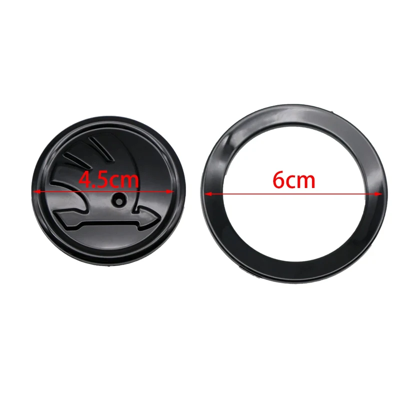 Car Steering Wheel Sticker Badge Decoration for Skoda Octavia Kodiaq Enyaq iV Kamiq Scala Superb Yeti Fabia Rapid Vision RS