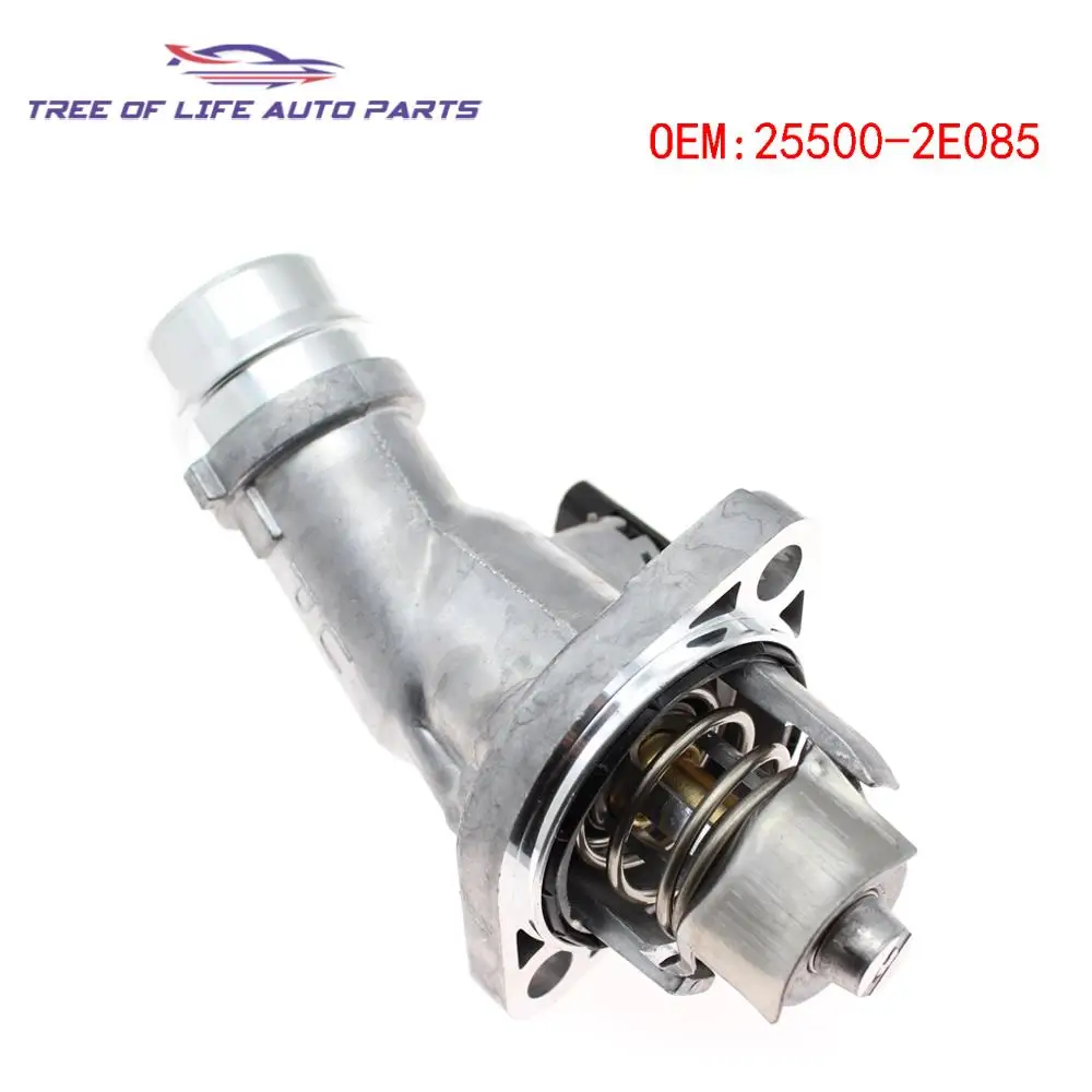 

255002E08 5 Алюминиевый корпус термостата в сборе для Kia Soul Seltos Forte5 Forte Hyundai Elantra Kona Veloster 2.0L 25500-2E085