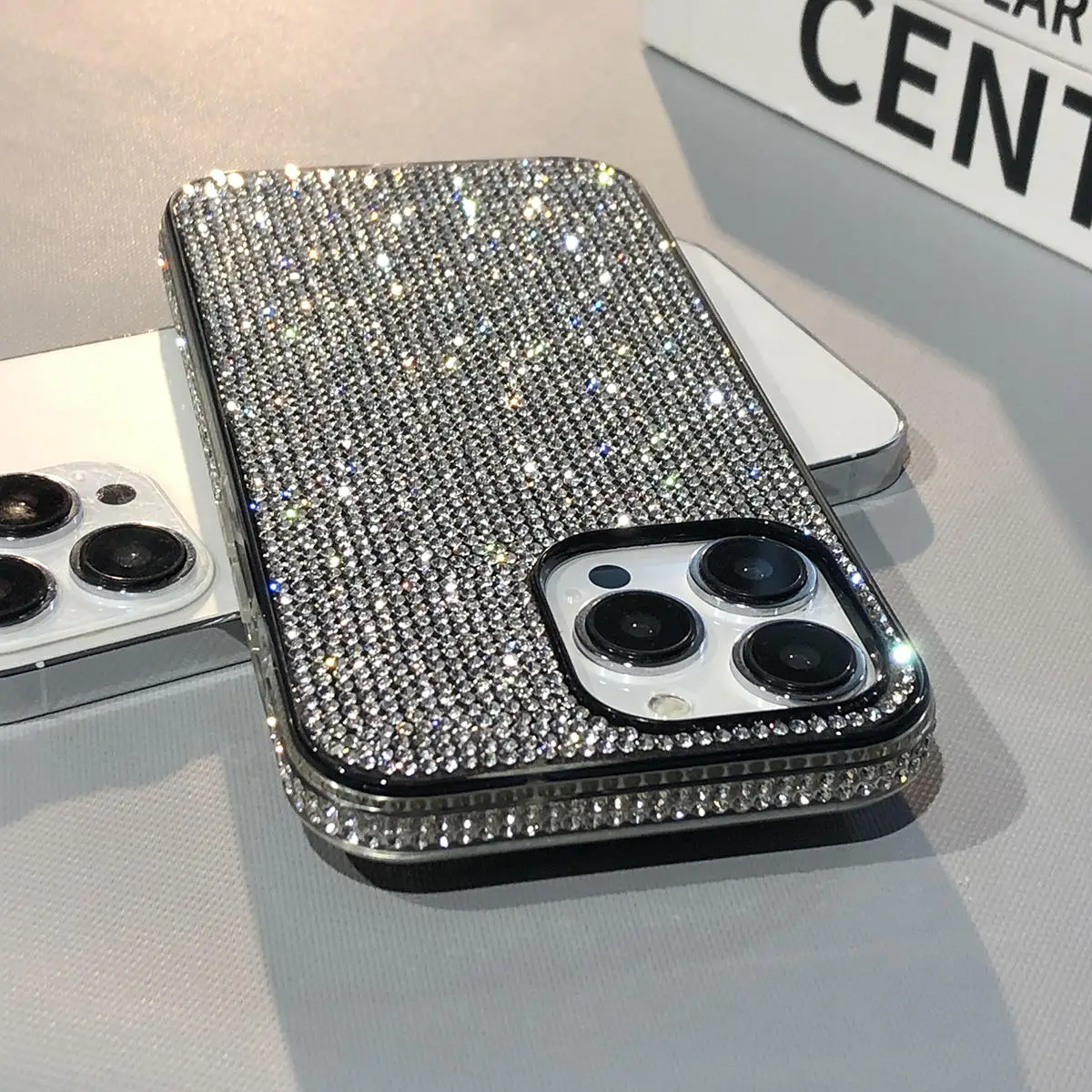 15 coques à paillettes dégradées pour iPhone, compatible modèles 11, 12, 13, 14 Pro Max, XS, XR, 7 Plus_voghion.com