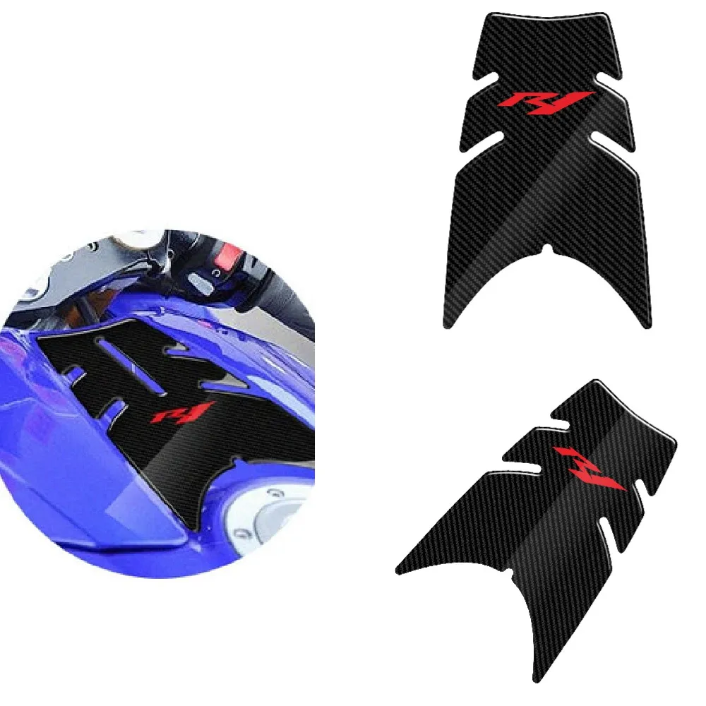 For Yamaha YZF-R1 R1 2004-2006 2005 3D Carbon Look Front Gas Fuel Tank Cover Protector Tank Pad