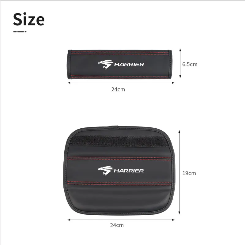 2PCS High Quality Car Seat Belt Protection Shoulder Pad Cover For Toyota Harrier camry chr corolla rav4 yaris Car Accessories