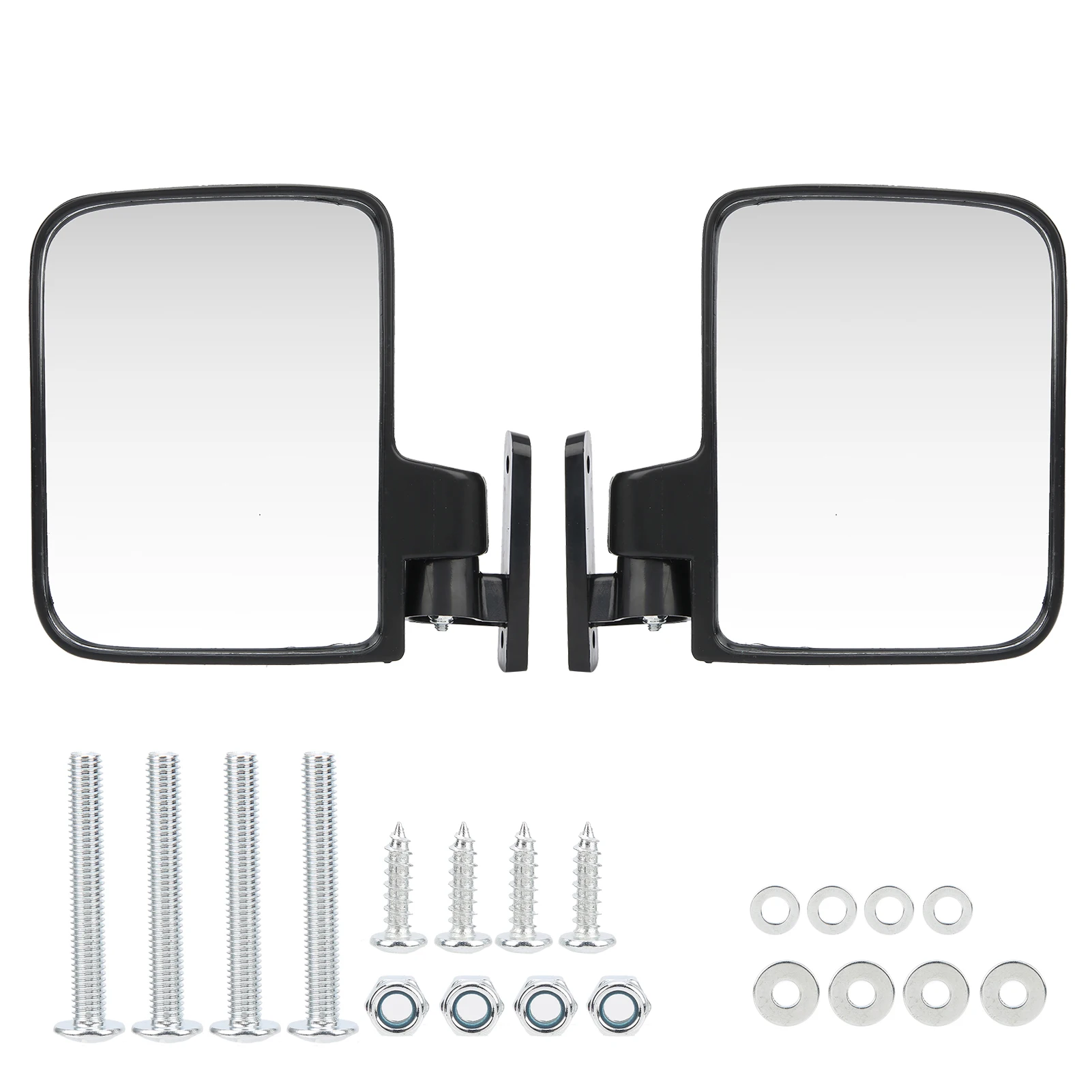 Car Side Mirror 2pcs Universal Car Side Mirror Convex Rear View for EzGo Car Accessories