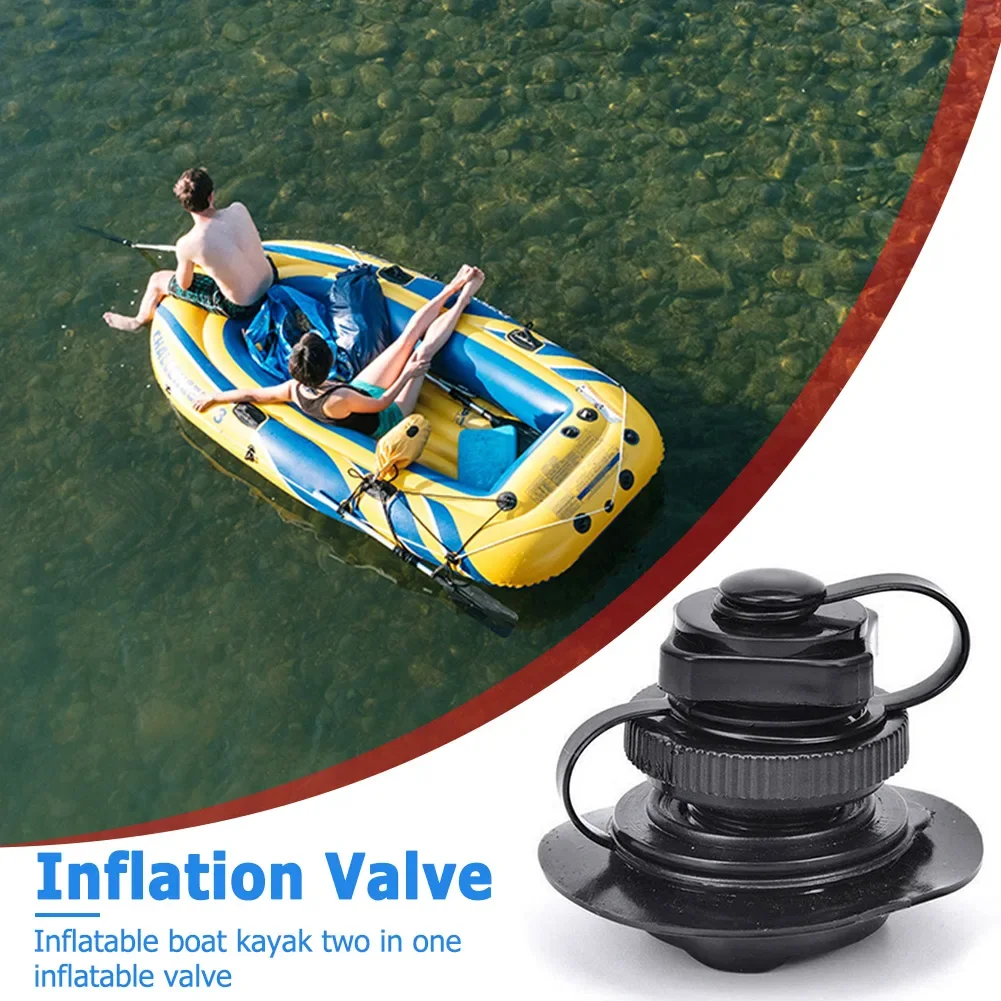 Air Valve Nozzle Cap Plug for Inflatable Boat Kayak Mattress Airbed Pump Adapter