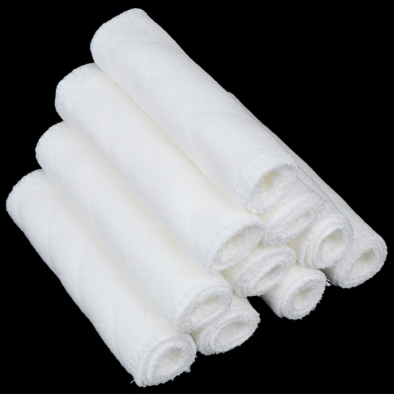 Washable nappy liners Soft Reusable Baby Cloth Diaper Nappy Liners insert 3 Layers Cotton Washable Baby care cloth diapers cloth diaper insert cloth diaper liners