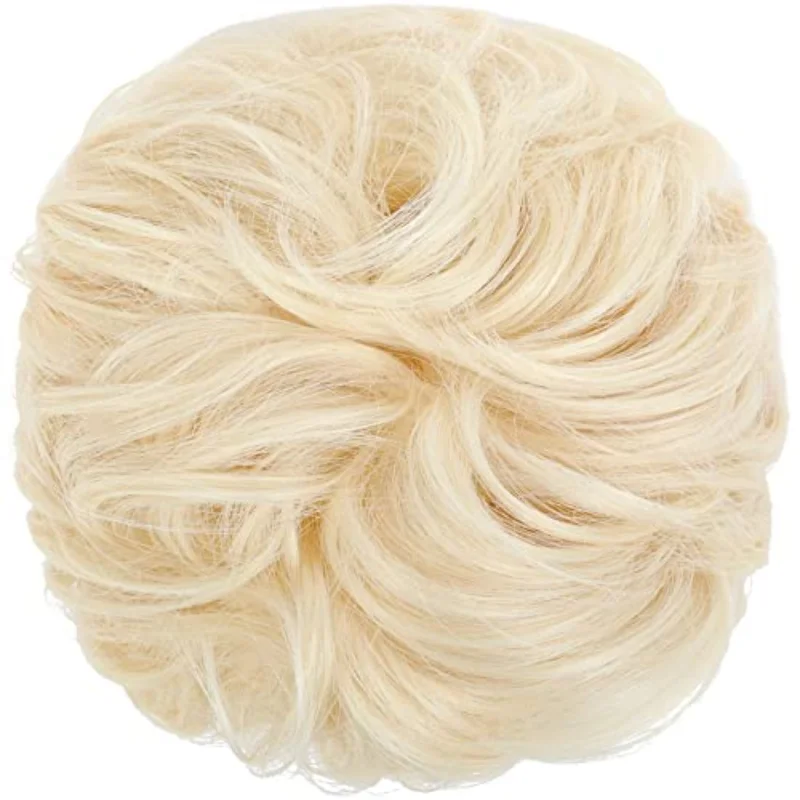 Claw Clip Messy Bun Hair Extensions Wavy Curly Bun Hair Extensions Messy Clip