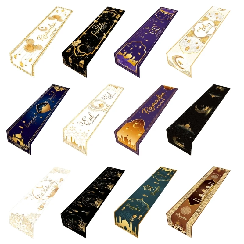 

Eid Mubaraks Table Runner Tablecloth Kareem Islamic Muslims Party Supplies 2024