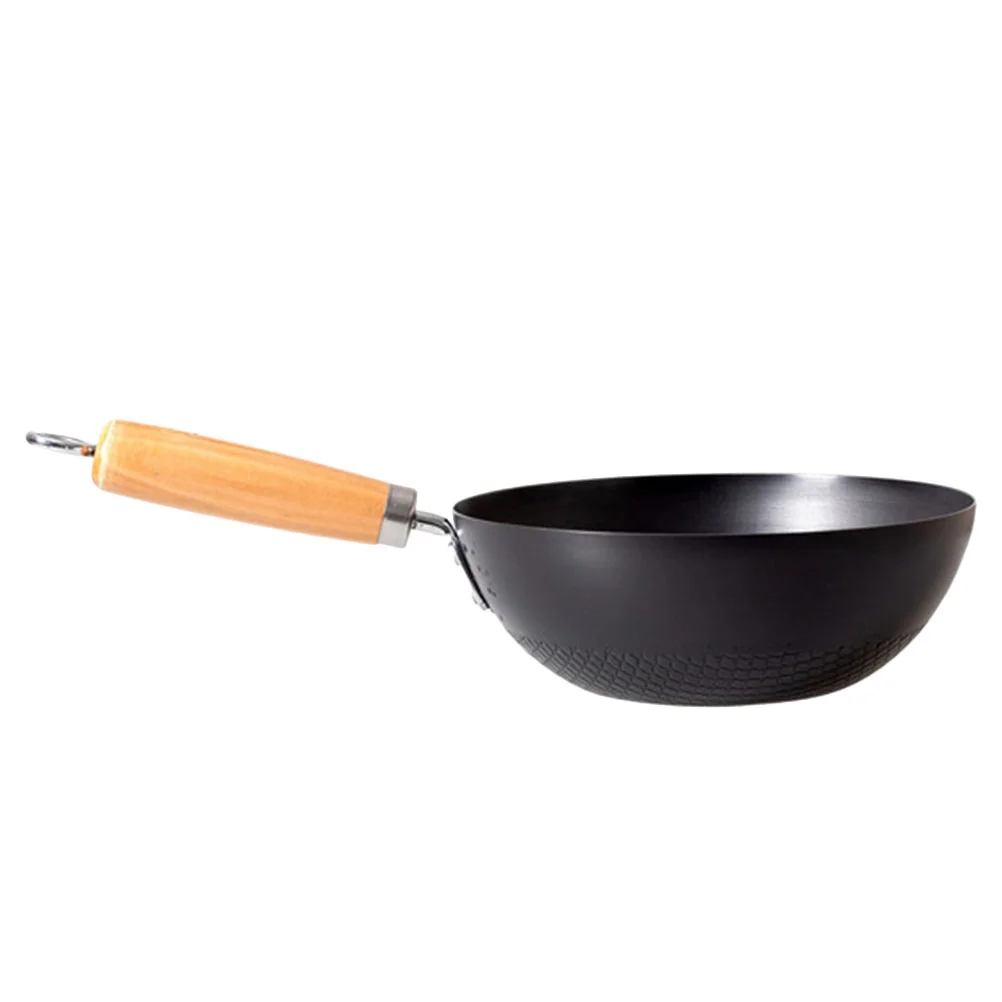 

Small Wok Household Cast Iron Frying Pan Non-stick Frying Pan Steak Auxiliary Food Pan Gas Stove Induction Cooker Universal