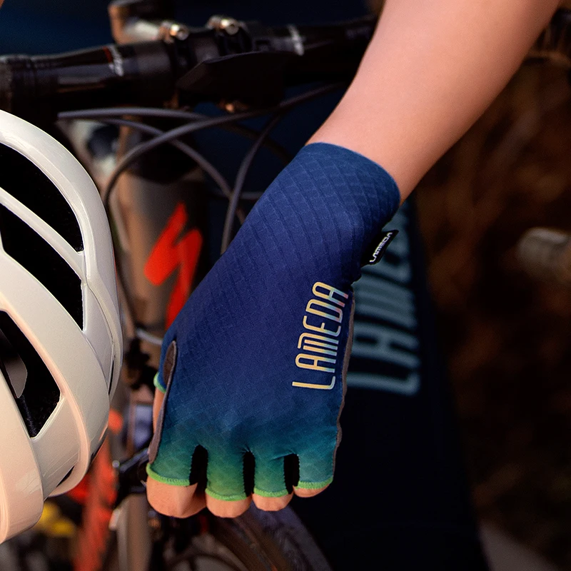 LAMEDA Professional Bicycle Gloves For Men Summer Half-Finger Road Bike MTB Cycling Gloves Man Shock-absorbing Bike Accessories 3
